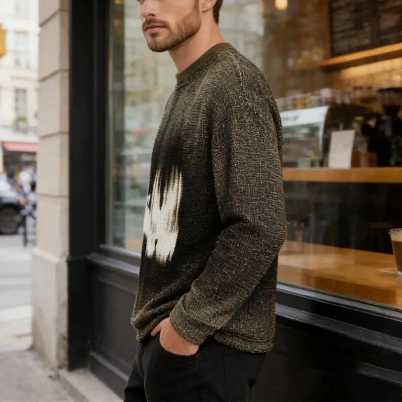 High-Quality XH-Fashion Customizable Distressed Cotton Tee - Edgy Streetwear Style Manufacturer, Factories