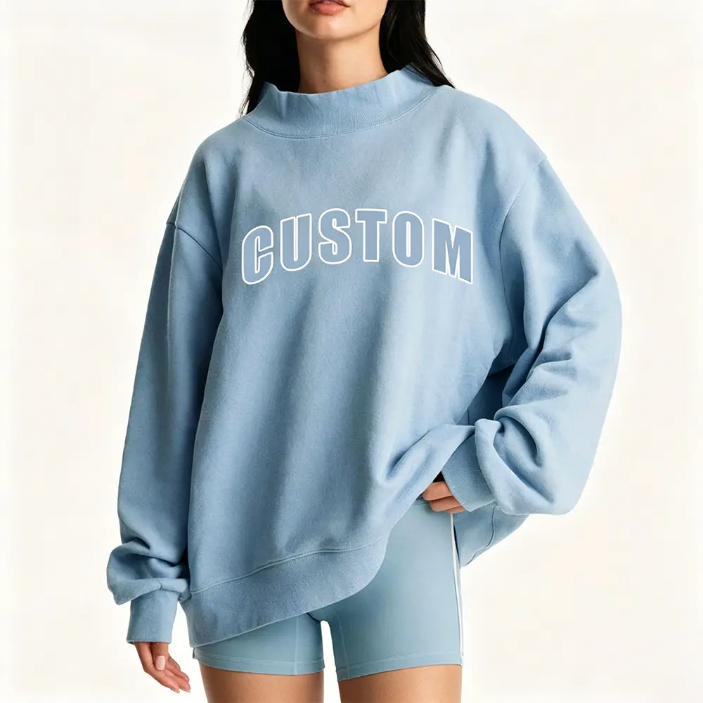 Custom XH-Fashion Personalized Vintage College Style Sweatshirt - Heather Gray Custom Text Pullover Factories, Suppliers