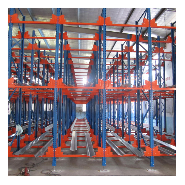China Heavy Duty Load 1000-1500kg Adjustable Pallet Shuttle Racking System for Sale