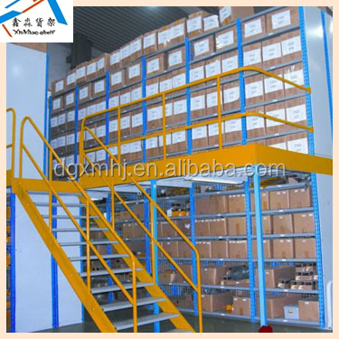 Mracking Steel Multi-Level Warehouse Mezzanine Floor Corrosion Protection Storage Racks and Shelves