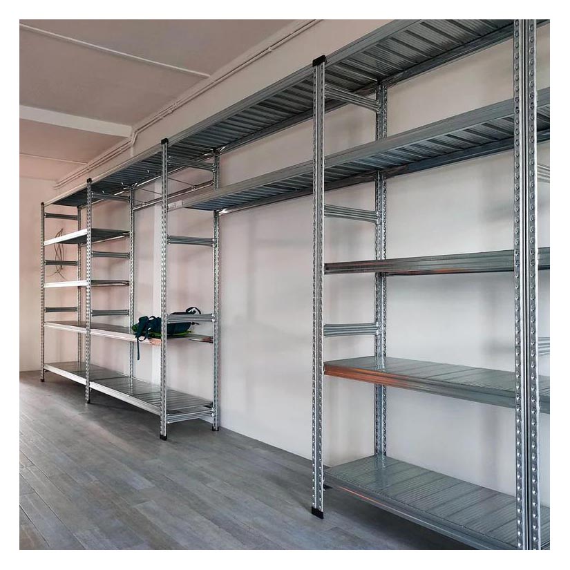 Mracking Boltless Steel Storage Simple Rack Multilevel Boltless Metal Suitable Home Rack Shelving