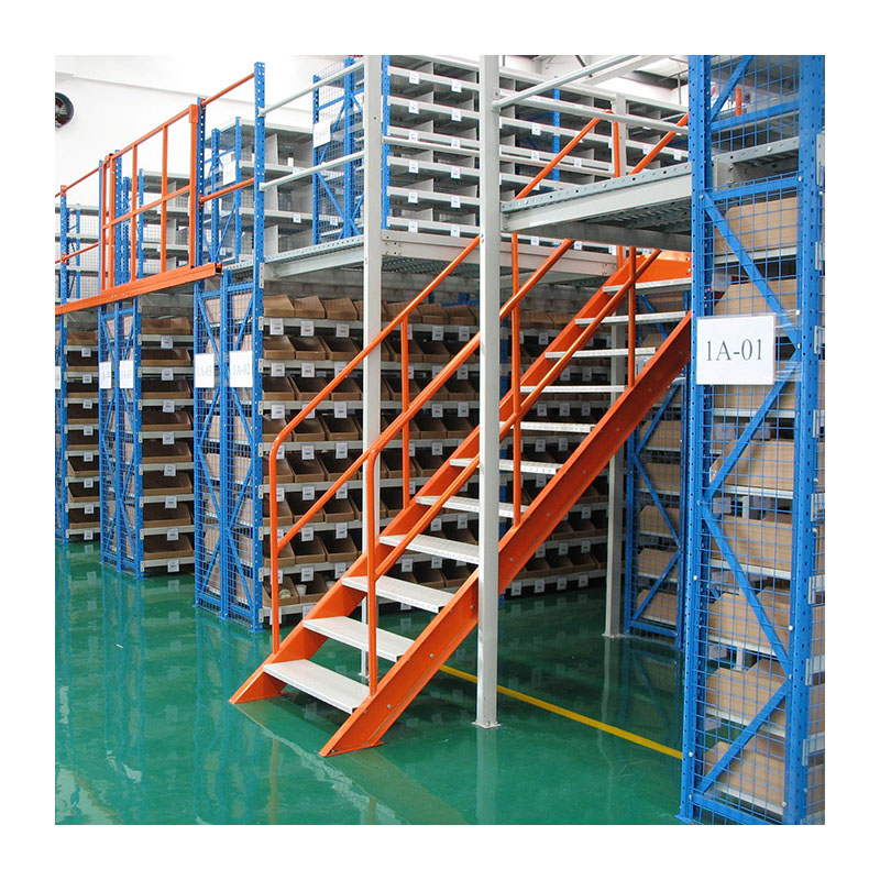 China Cheap Mezzanine Racking Custom Manufacturer Real Factory Certified Warehouse Mezzanine Floor Storage System for Sale