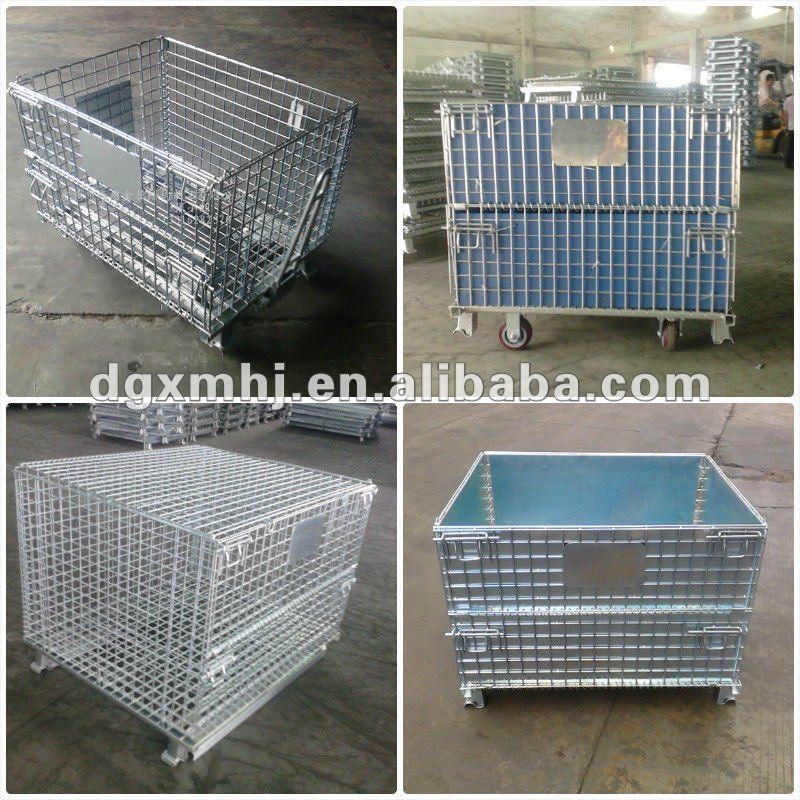 Wire Container Stacking View