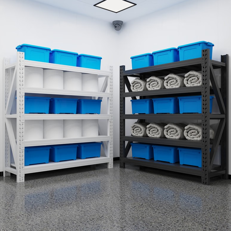 China Customized Metal Storage Rack Light Duty Shelf Racking  Metal Wire Shelf Rack for Sale