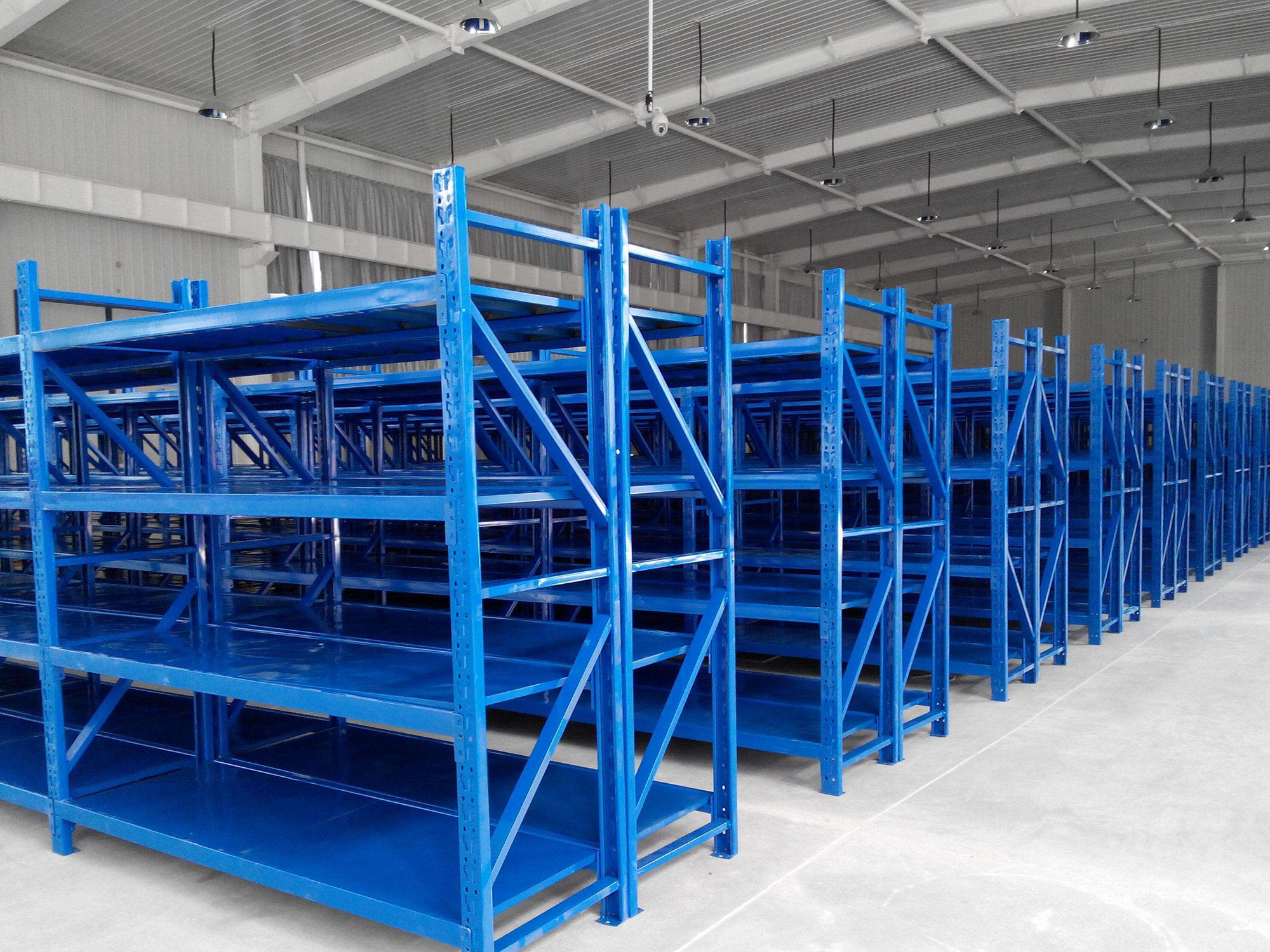 Mracking Warehouse Shelf Storage Rack 200KG Loading Bearing Metal Storage Shelves Units
