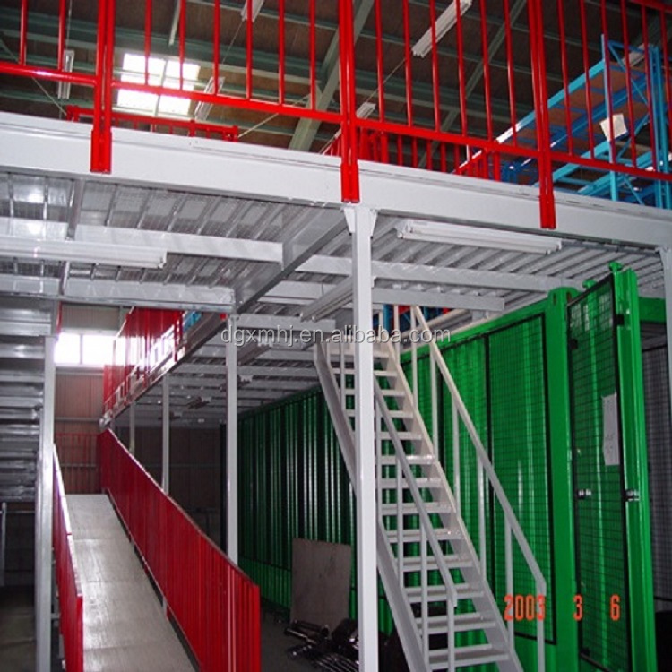 Mracking Steel Multi-Level Warehouse Mezzanine Floor Corrosion Protection Storage Racks and Shelves