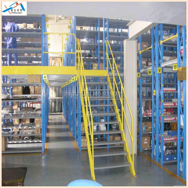 Mracking Steel Multi-Level Warehouse Mezzanine Floor Corrosion Protection Storage Racks and Shelves