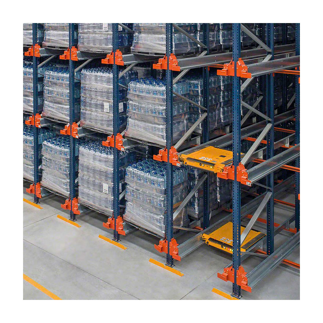 Automated Shuttle Pallet Racking System Customizable Radio Shuttle Racking