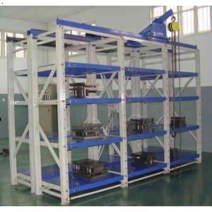 60% Drawer Type Metal Storage Mold Rack With Crane and Hoist