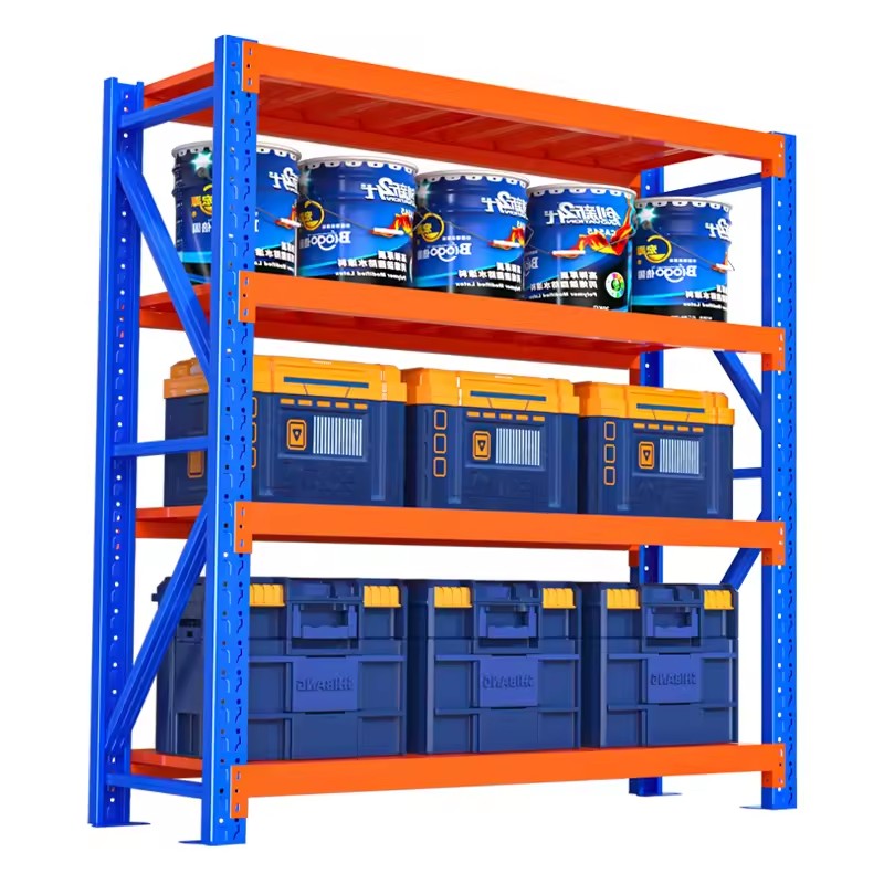Mracking Customized Q235B Steel Beam Industry Heavy Duty Metal Shelf Rack Adjustable Unit for Warehouse for Sale