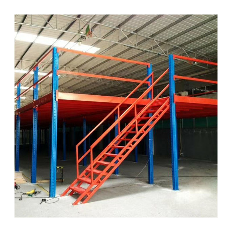 Mracking Free Drawing Design Attic Platform Easily Installed Attic Shelves for Industrial Warehouse Storage Mezzanine
