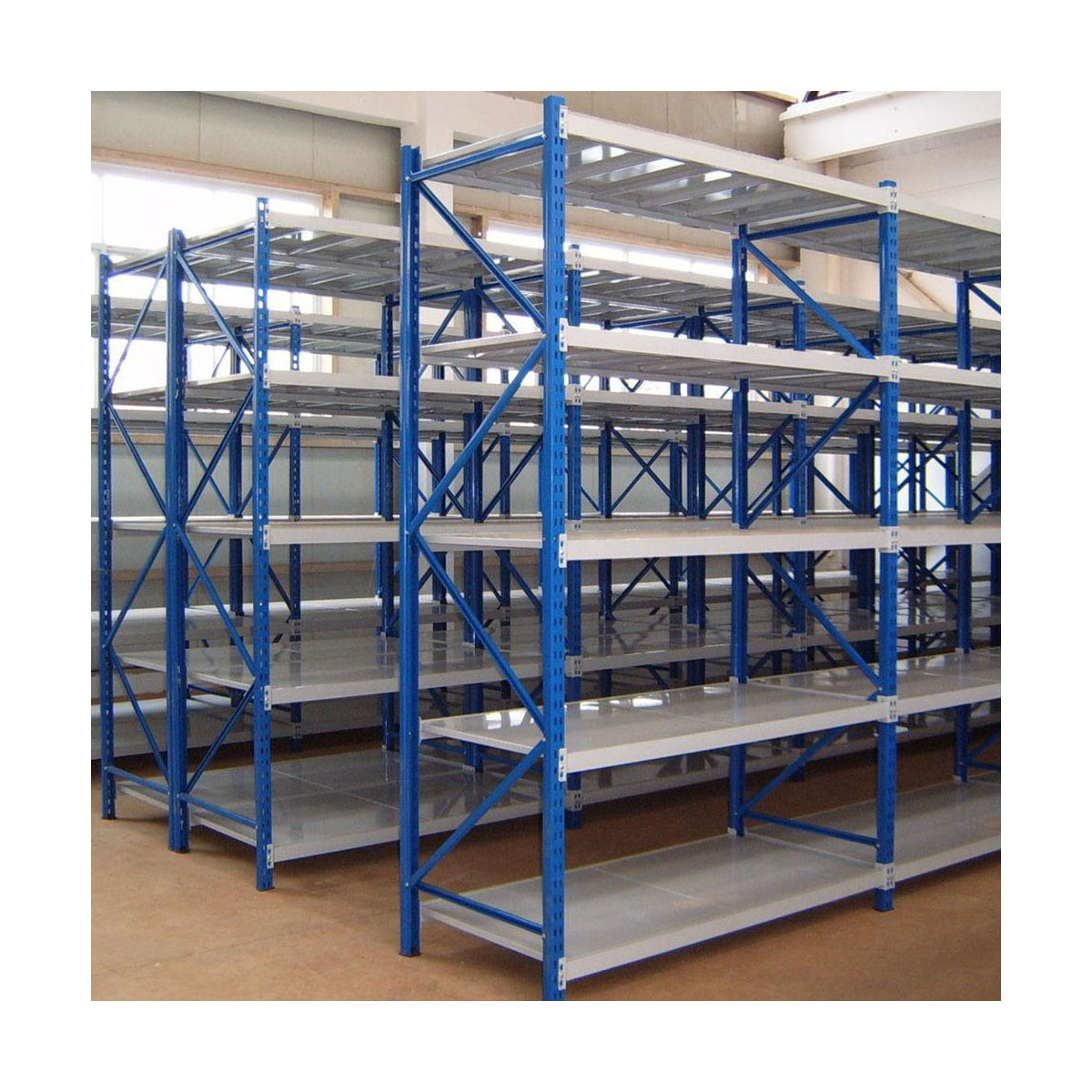 Custom Multi Layer Medium Sized Steel Storage Rack for Warehouse or Cargo Storage