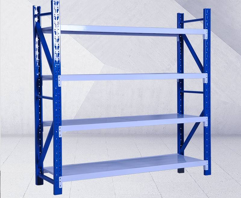 Mracking Light Duty Metal Shelf Display Adjustable Steel Retail Store Rack Multi-Purpose Customized Selective Pallet Rack