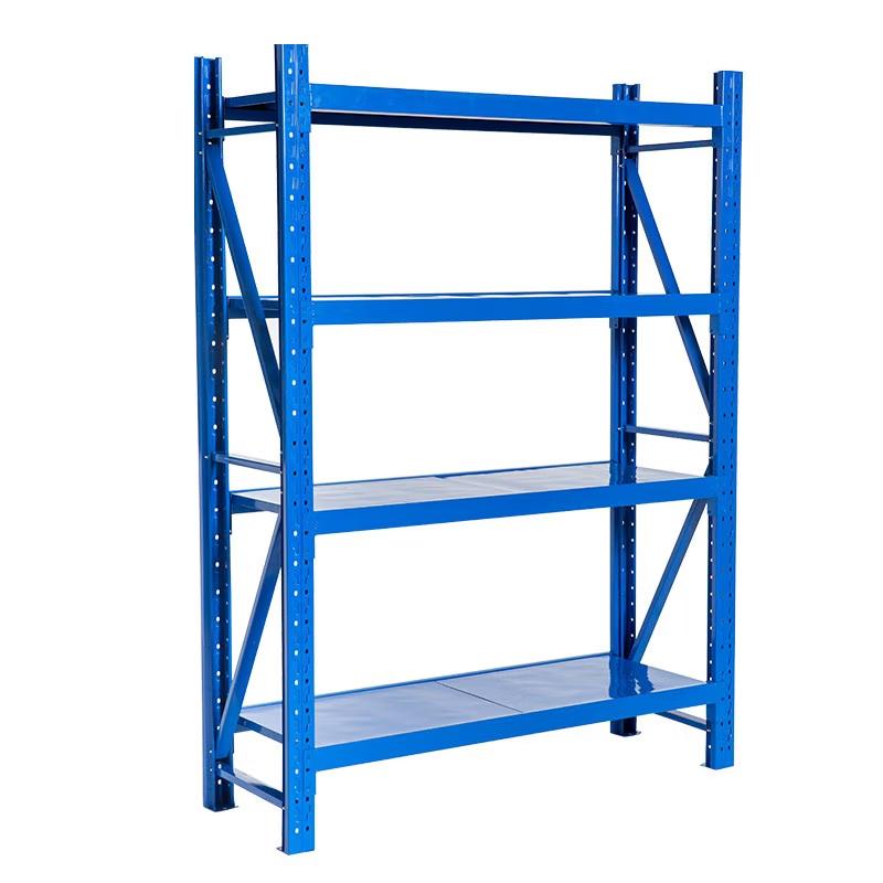 China Manufacture Factory 4 Layers Adjustable Rack Light Duty Racks Boltless Rack Price