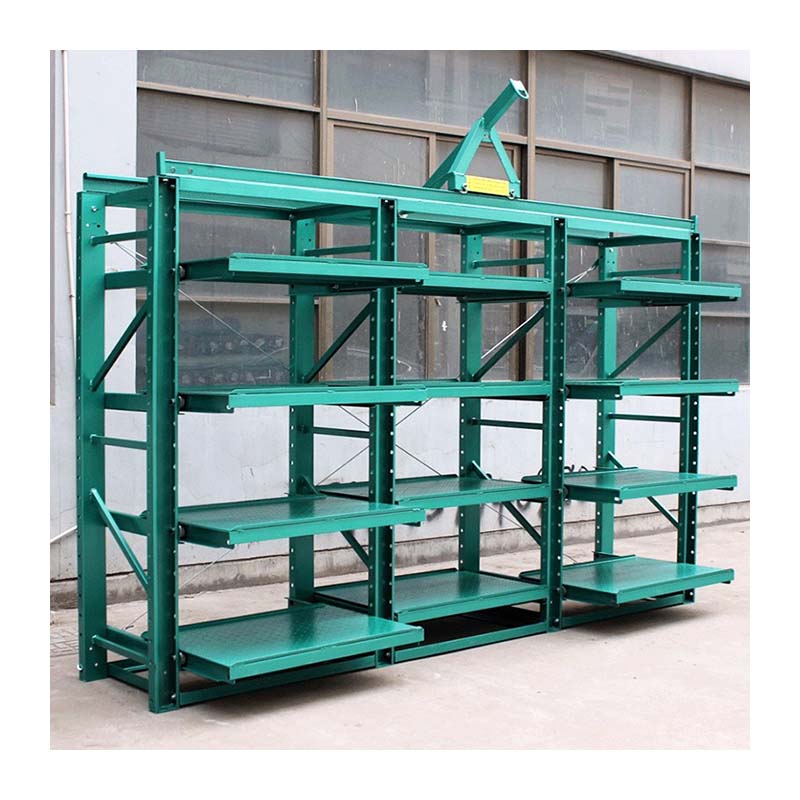 60% Drawer Type Metal Storage Mold Rack With Crane and Hoist