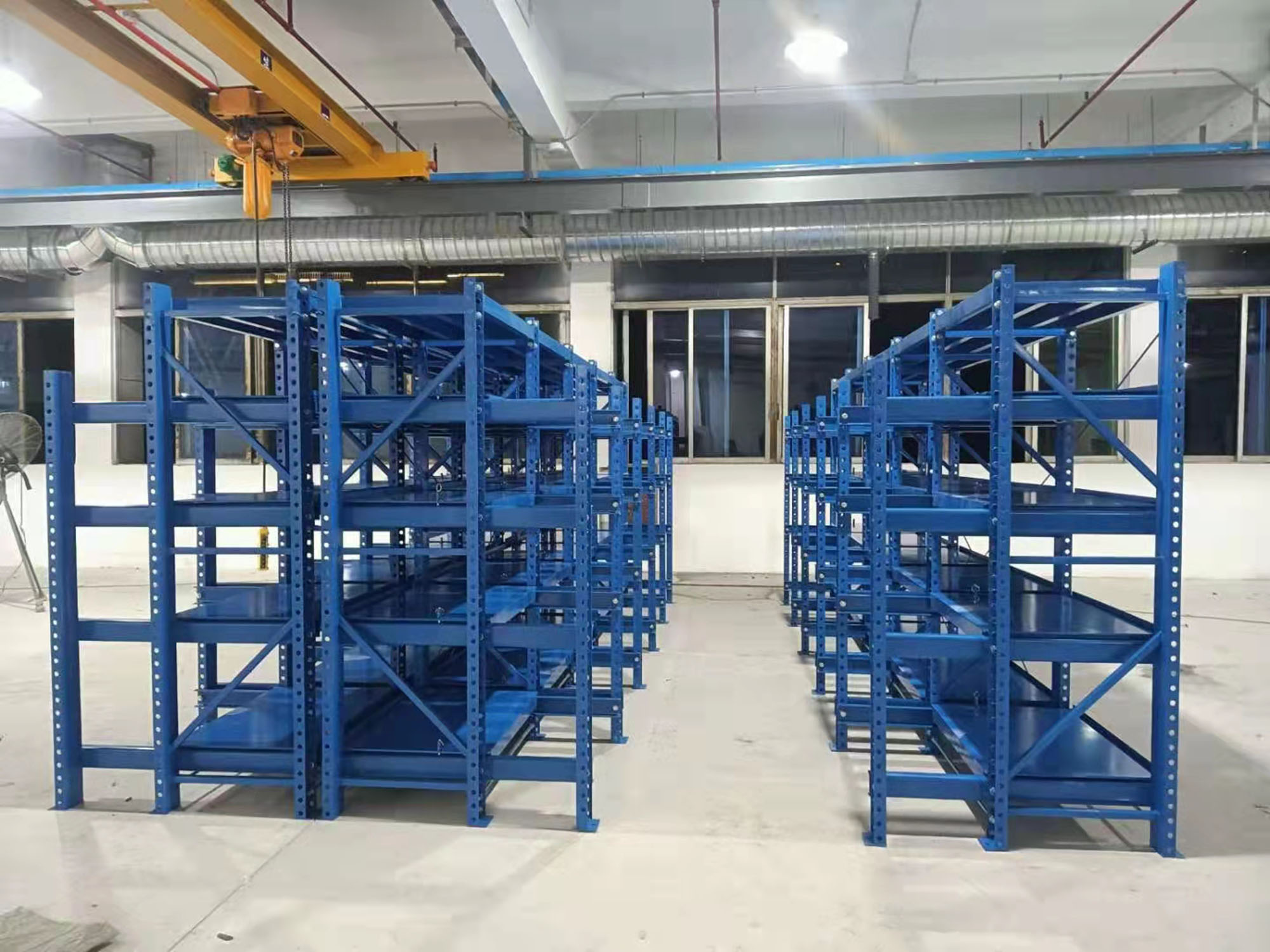 Mracking Industrial Heavy Duty Mould Storage Rack Drawer Type Metal Shelving for Workshop Tools and Equipment