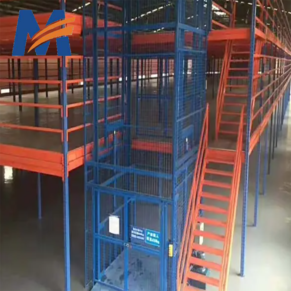 Mracking Rack Mezzanine Floor  Rack for Attic Loft Garage & Warehouse Pallet Racking in Working Mezzanine for Storage