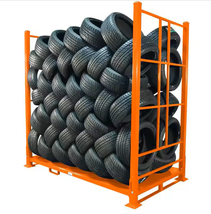 Mracking China  Heavy Duty Stacking Pallet Racks Manufacturer Portable Stack Racks for Sale  Car Tire Stacking Rack