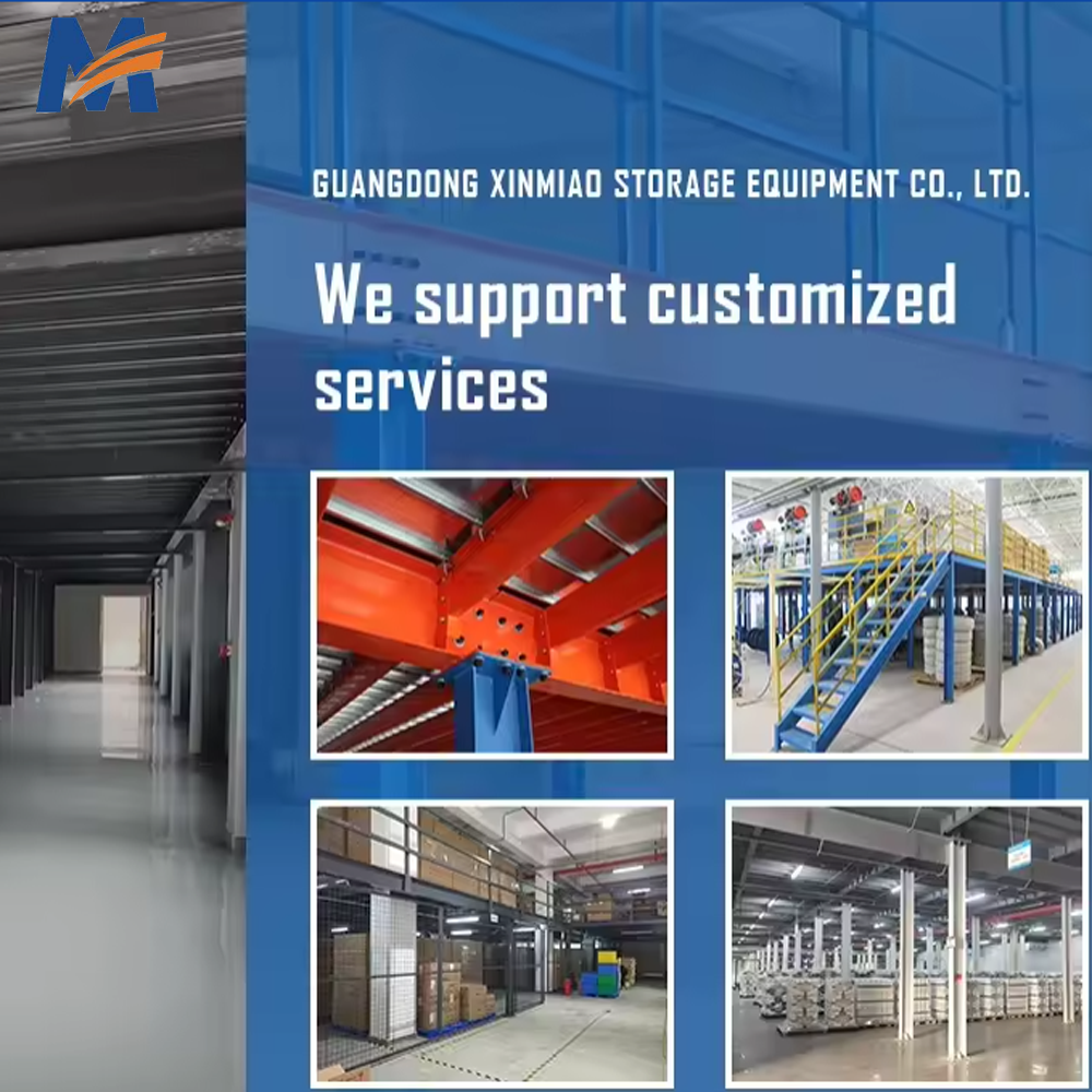 Mracking Rack Mezzanine Floor  Rack for Attic Loft Garage & Warehouse Pallet Racking in Working Mezzanine for Storage