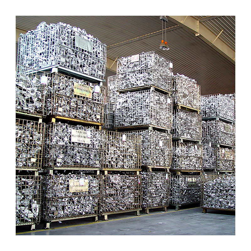 Mracking 1000kg Heavy Duty Steel Powder Coated Assembled Wire Mesh Cages Customizable Pallet Cages Manufacturer