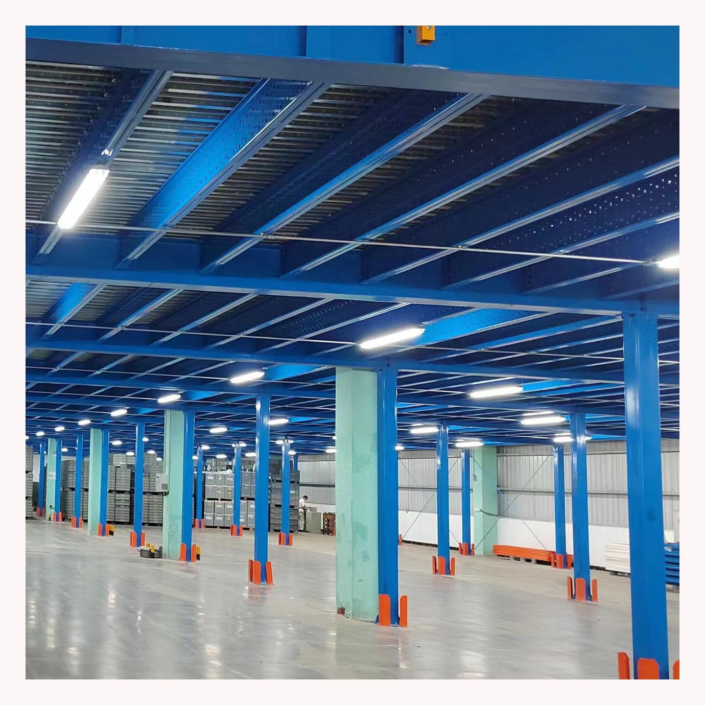 Mracking Industrial Mezzanine Floors Heavy Duty Steel Mezzanine Structure for Warehouse Storage Systems