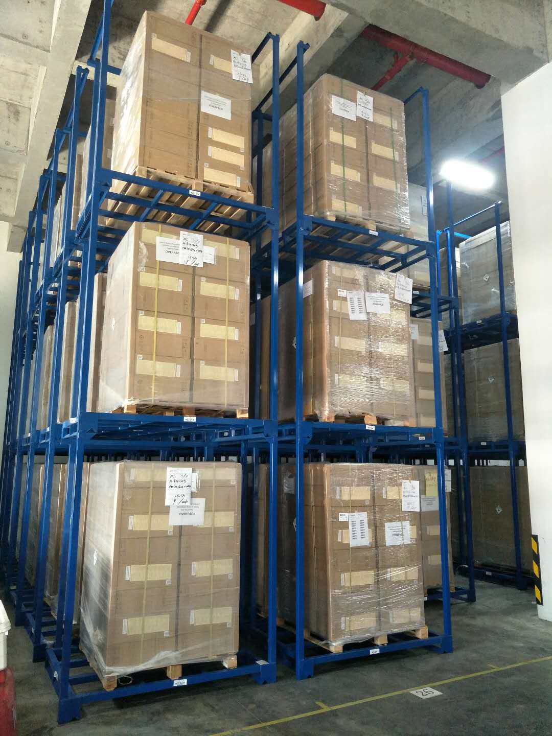 Mracking Customized Steel Metal Stacking Racks High Stacking Racks for Warehouse Storage
