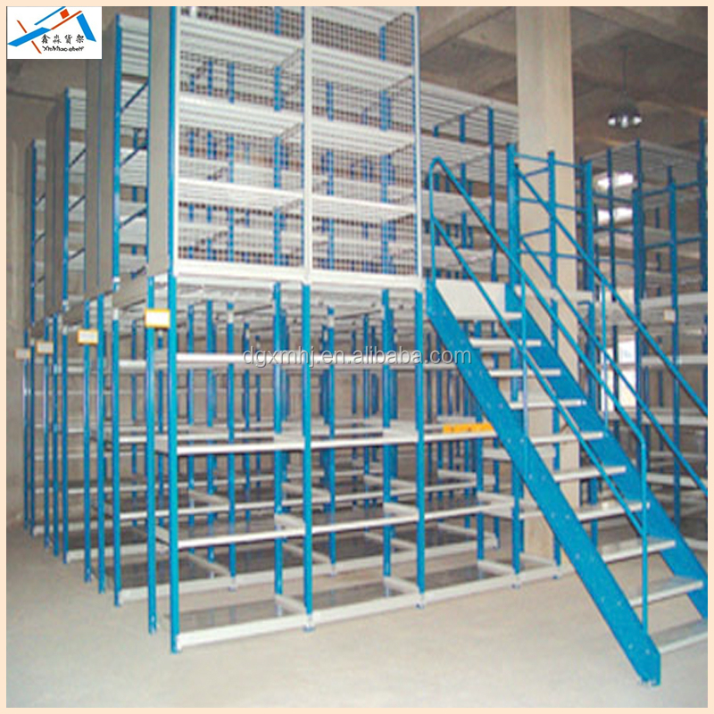 Mracking Steel Multi-Level Warehouse Mezzanine Floor Corrosion Protection Storage Racks and Shelves