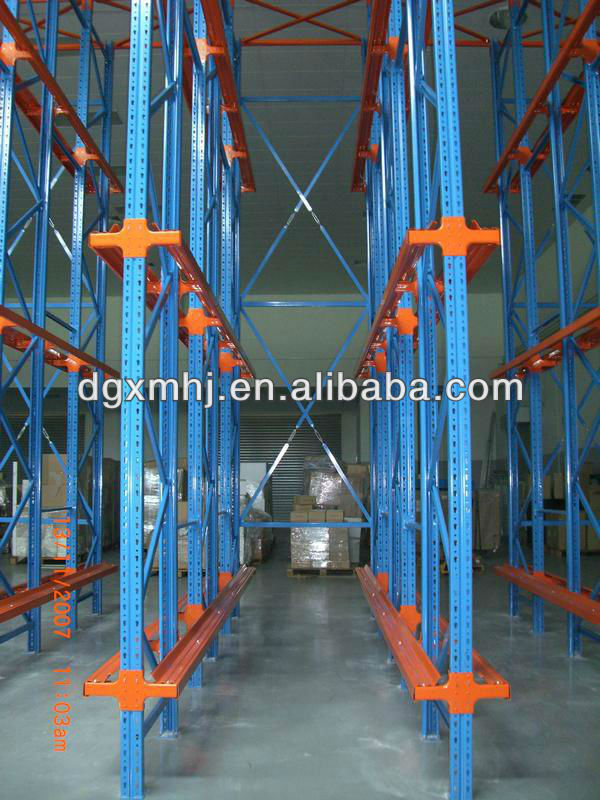 Mracking Heavy Duty Drive in Pallet Racking Custom Size High Load Easy Installation Stable Warehouse Storage Shelving