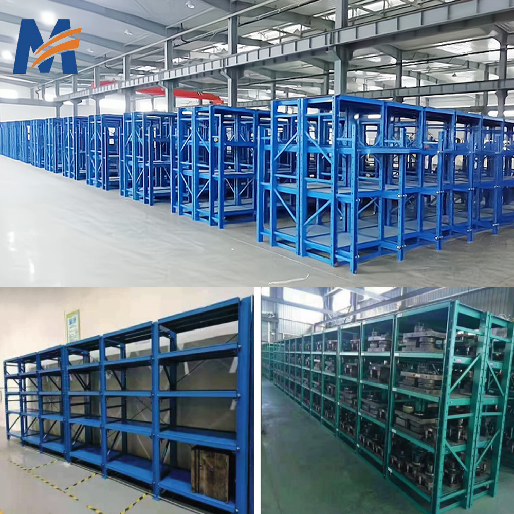 Mracking China Heavy-Duty Steel Iron Mould Rack for Industrial Use Powder Coating  Corrosion Protection for Warehouse Shelves