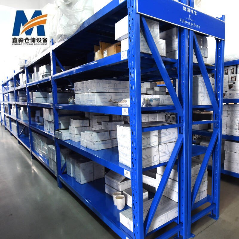 Mracking Light Duty Warehouse Shelves Equipment System Metal Iron Garage Storage Racks Shelving Units Stacking Racks & Shelves