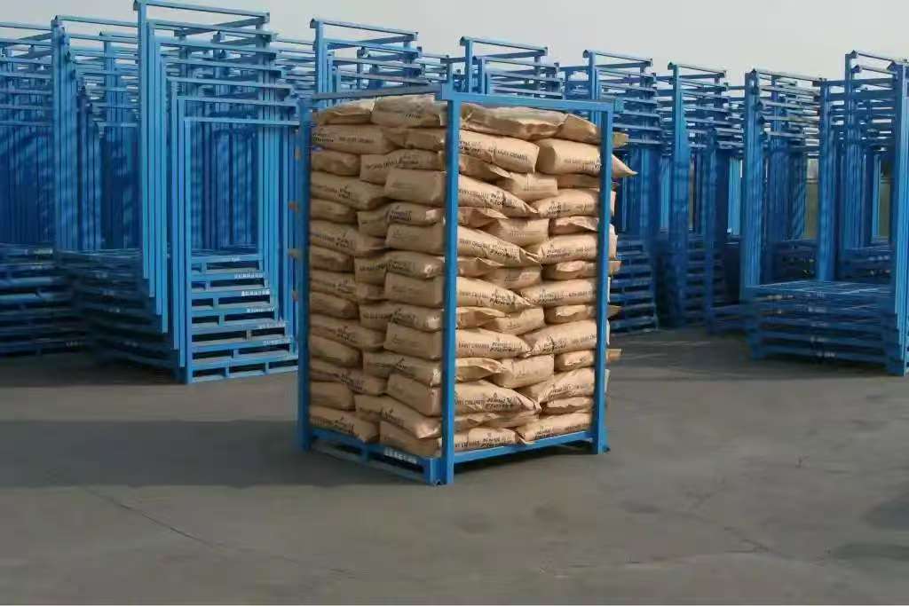 Mracking Collapsible Stacking Rack Stackable Rack & Shelf Medium Duty Storage Fabric Rack System