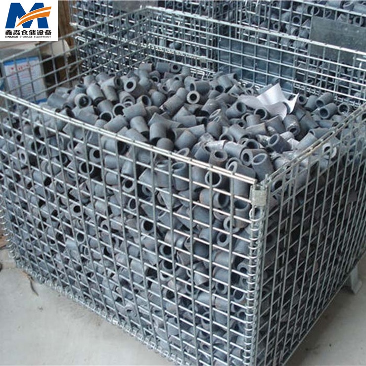 XINMIAO Factory Manufacturers Q235 Steel Foldable Metal Storage Cage With 500KG Capacity