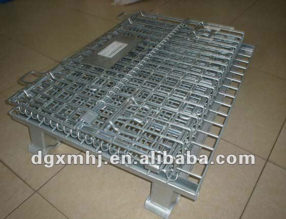 Heavy Duty Galvanized Collapsible Stacking and Folding Cargo Storage Cage