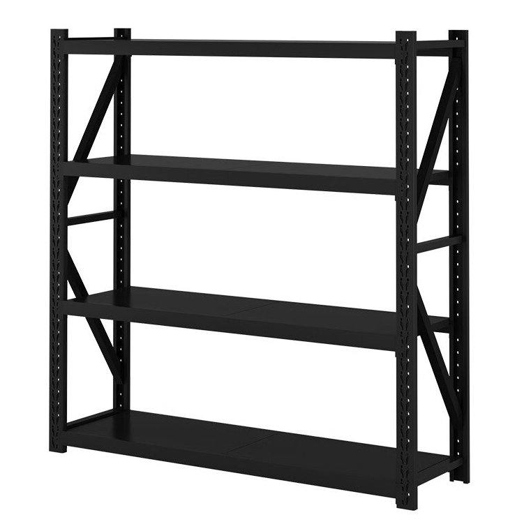 China Cheap Light Duty Garage Shelving 4/5 Tier Boltless Storage Racking Shelves for Sale