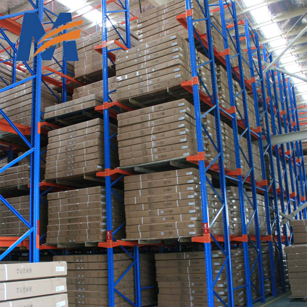 Mracking High-Capacity Drive-In Pallet Racking Storage System  Drive in Racking Steel UnitsHigh-Capacity Drive-In Pallet Rack