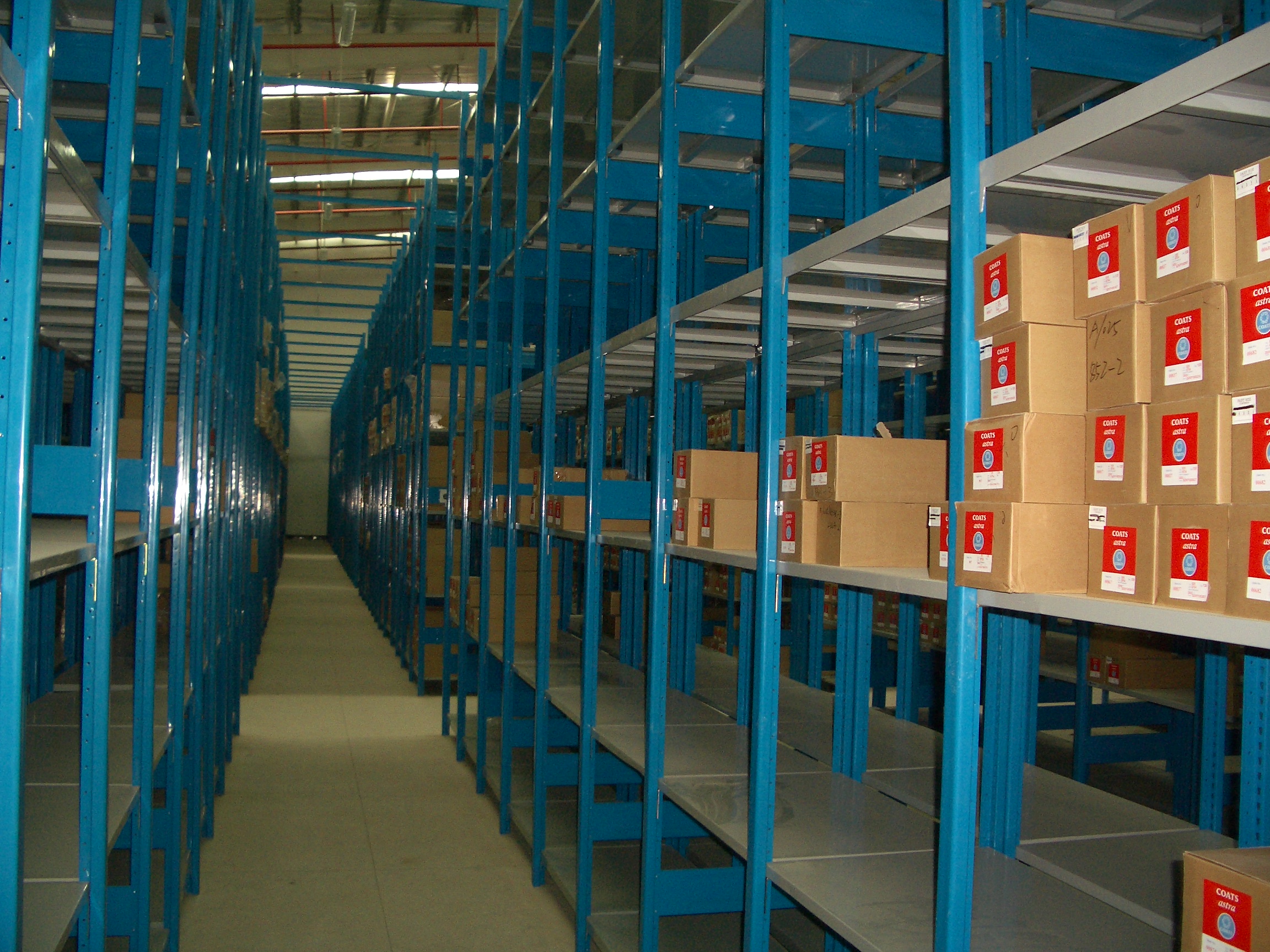 Custom Multi Layer Medium Sized Steel Storage Rack for Warehouse or Cargo Storage