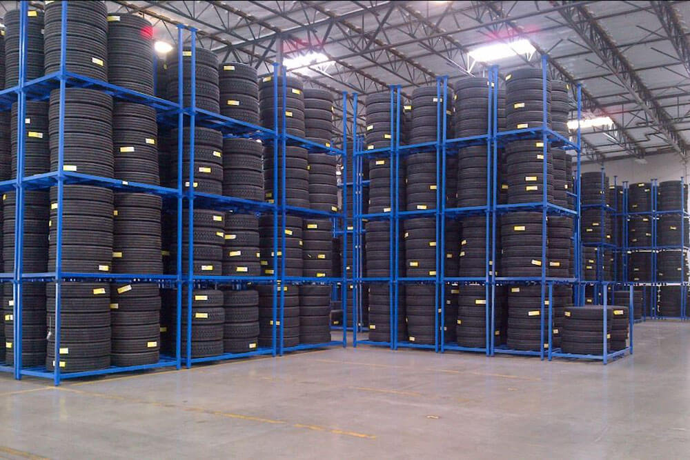 Mracking Affordable Steel Foldable Stacking Rack Custom Tire Storage Racks