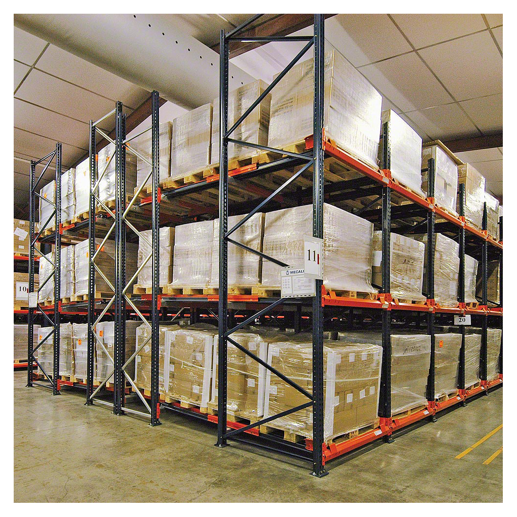 China 1000kg 2000kg or 3000kg/layers Heavy Duty Selective Pallet Racking System Warehouse Storage Racks