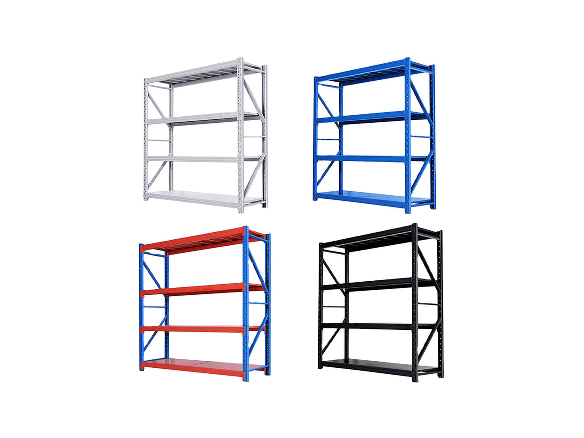 Mracking Multi Level Light Duty Shelves for Sale Customizable 2000*600*2000mm Boltless Rack Shelf Manufacturer