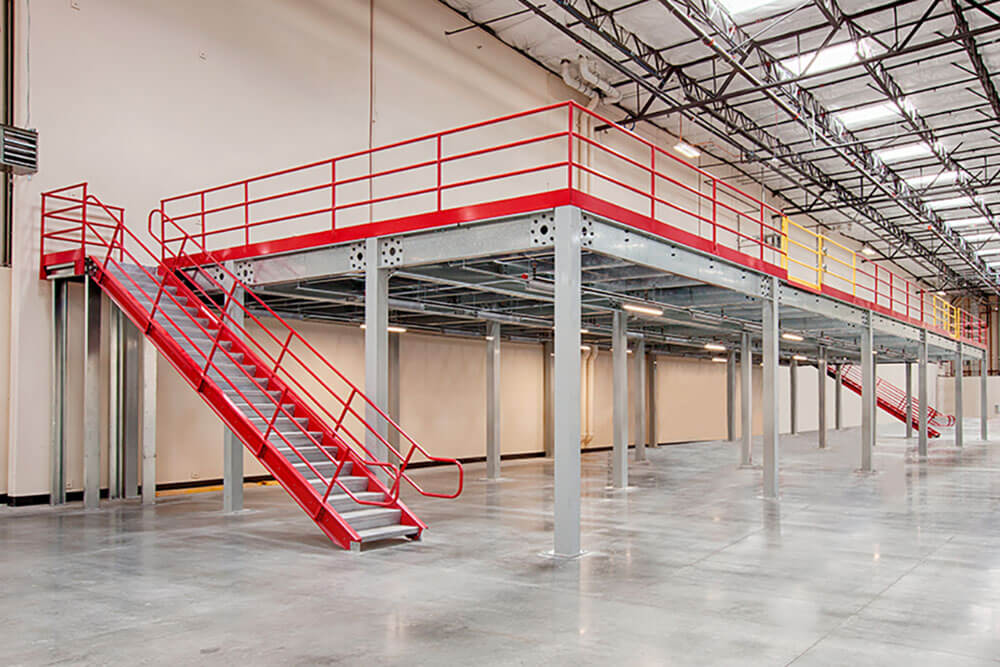 Mracking Prefab Modular Metal Mezzanine Platform Customizable Warehouse Steel Mezzanine Floor System Supplier