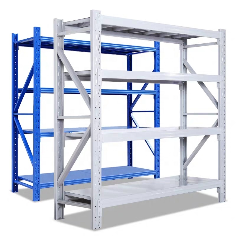 Factory Direct Cargo Storage Medium Duty Stackable Shelf, Overhead Garage Storage Pallet Racking