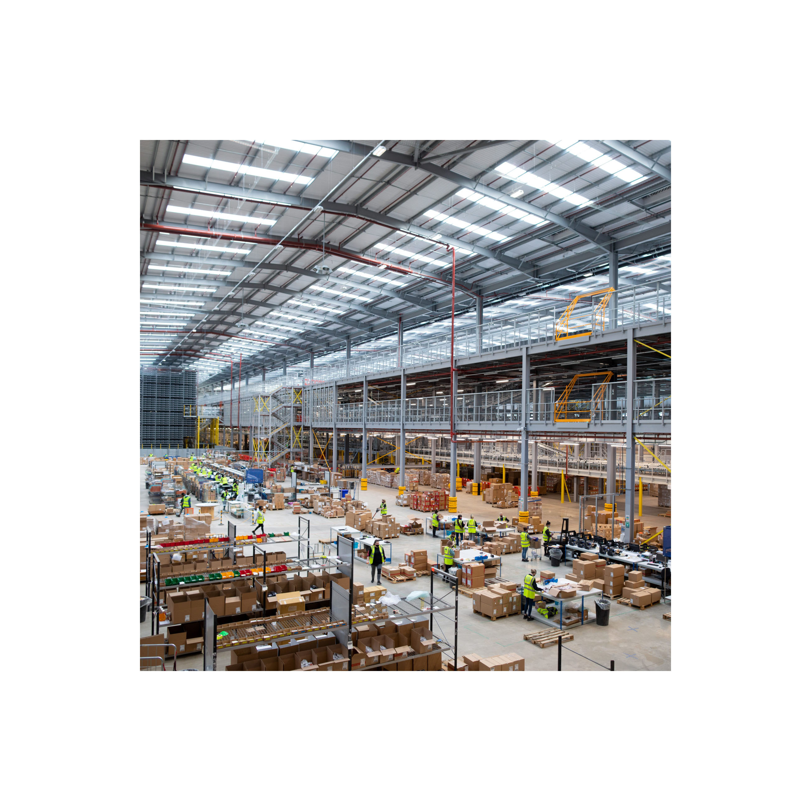 Mracking Customized Best-Selling Steel Structure Warehouse in China Year's Prefabricated Mezzanine with Corrosion Protection