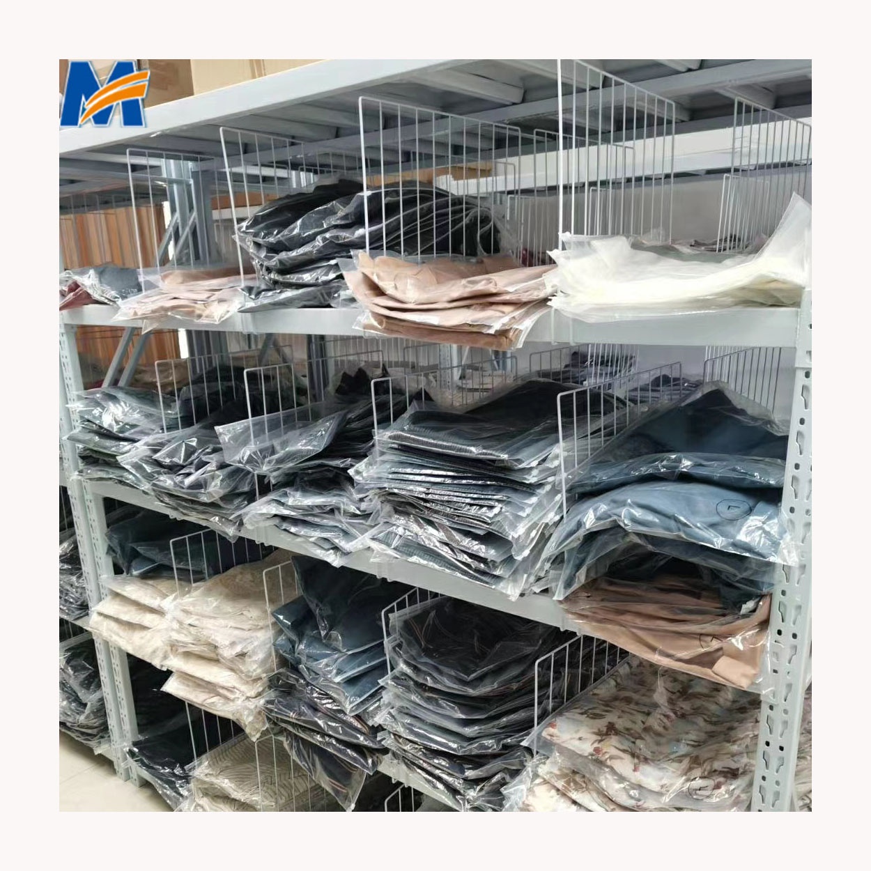 China Customized Good Quality Metal Rack and Shelf Dividers With Wire Mesh