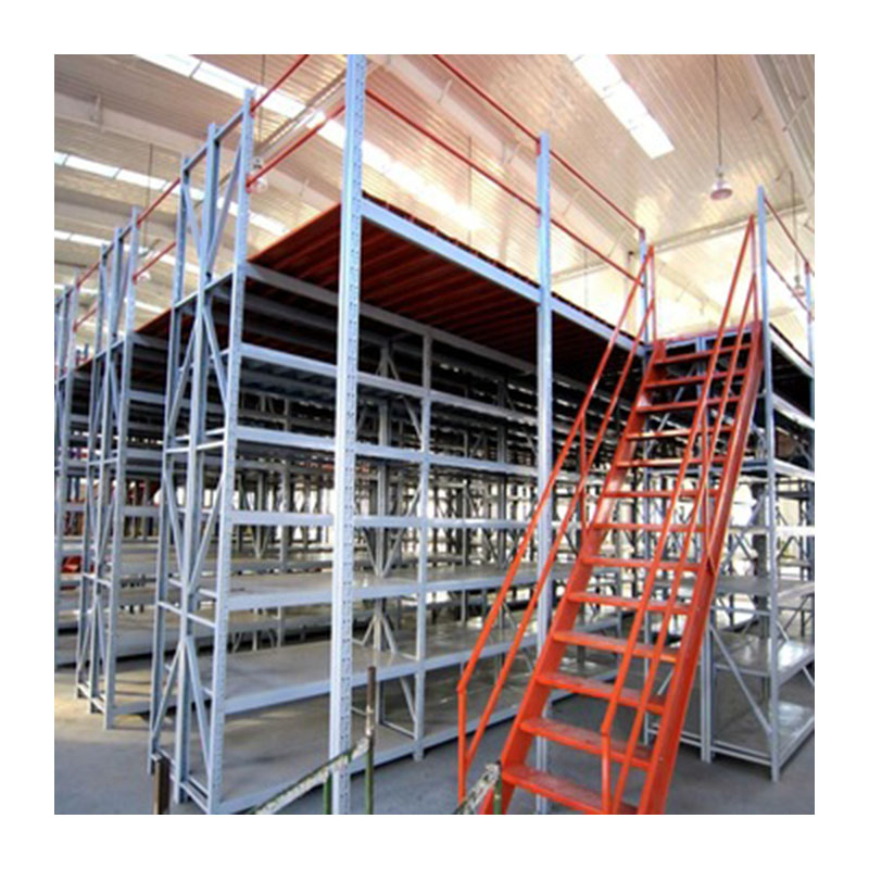 Mracking Multi-Level Steel Storage Racks Industrial Warehouse Mezzanine Floor Display Shelves Wood Plate Accessory Compatible