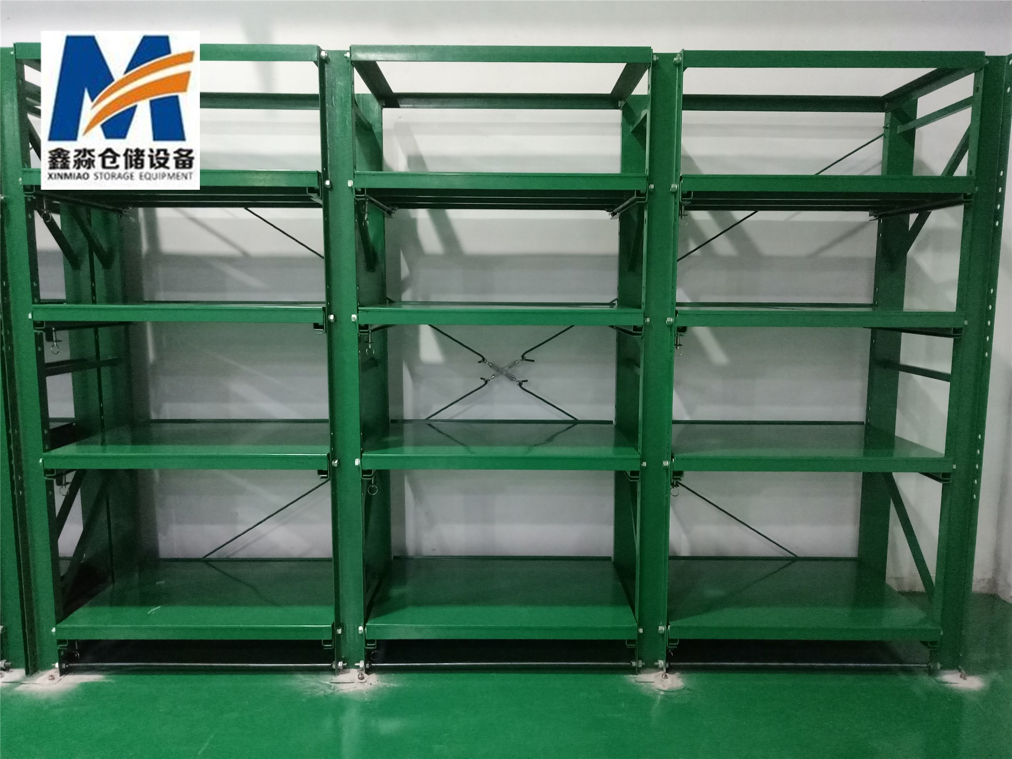 Mracking Industrial Mold Racks High - Strength Steel 1000kg/m² Load - Bearing Customizable for Warehouse Mould Storage