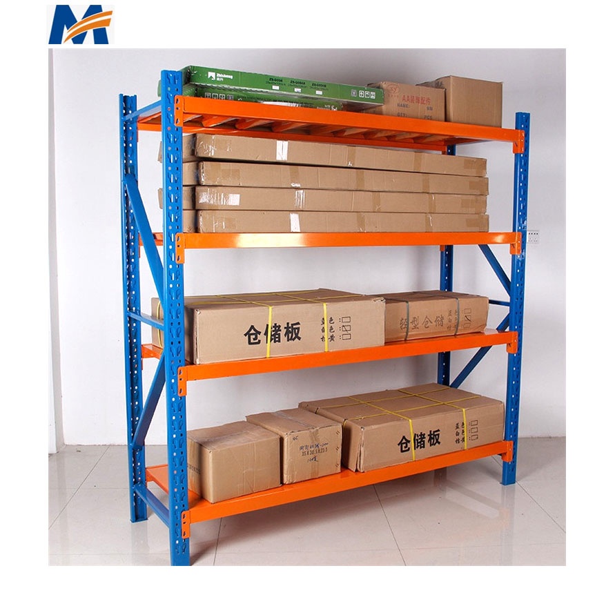 Mracking Customizable Factory-Use Cold-Rolled Steel Light-Duty Shelving System Light Duty Rack, 200kg Load Capacity Per Level