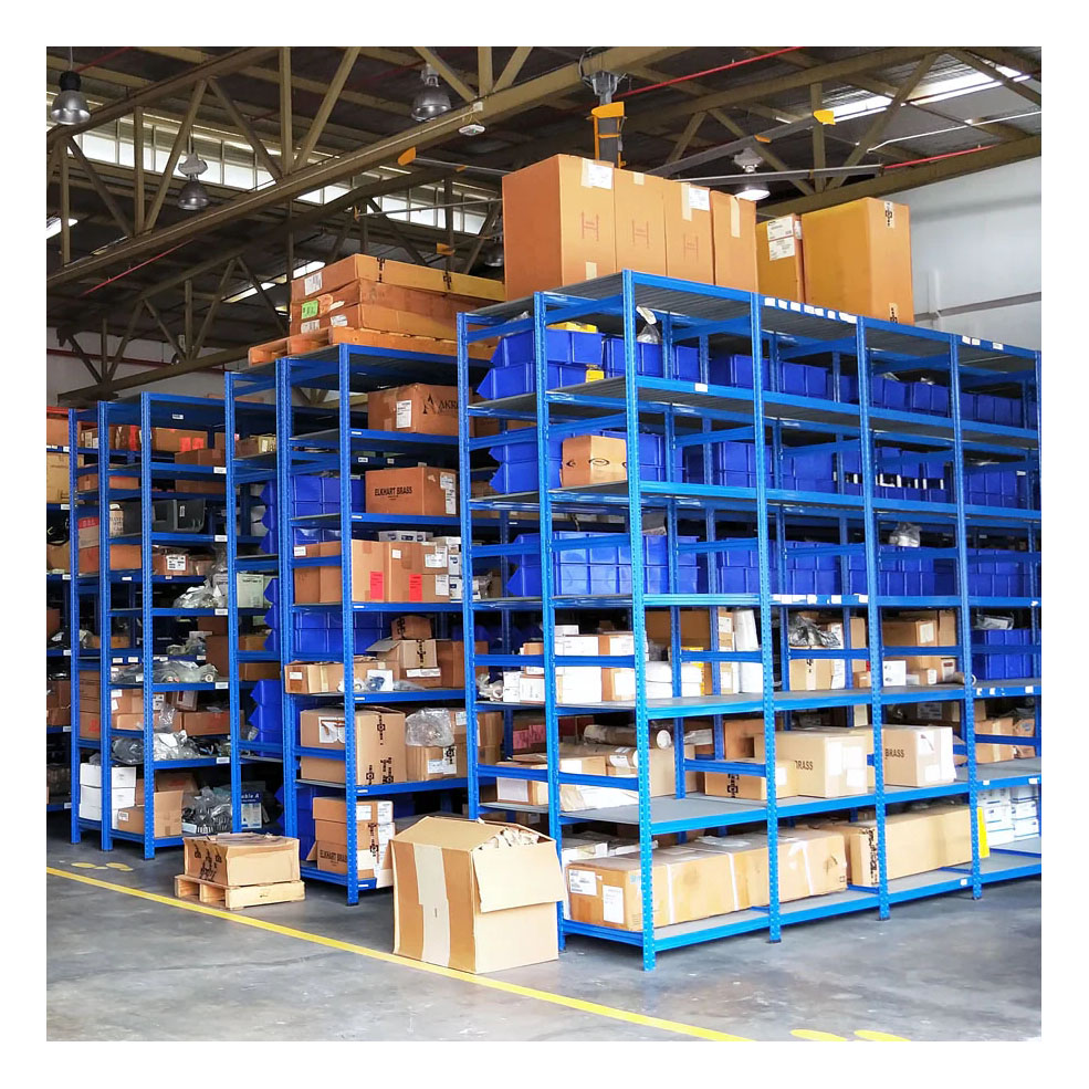 China Wholesale Boltless Rack Free Standing 3 Layers Light Duty Steel Storage Racks