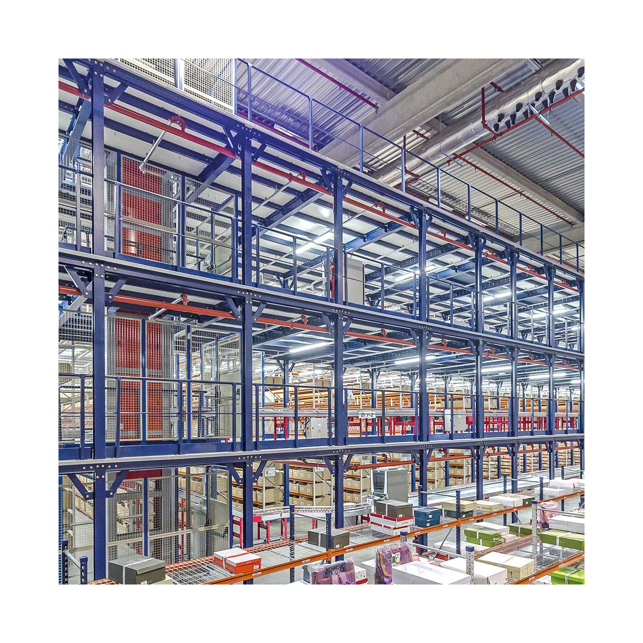 Mracking Customized Best-Selling Steel Structure Warehouse in China Year's Prefabricated Mezzanine with Corrosion Protection