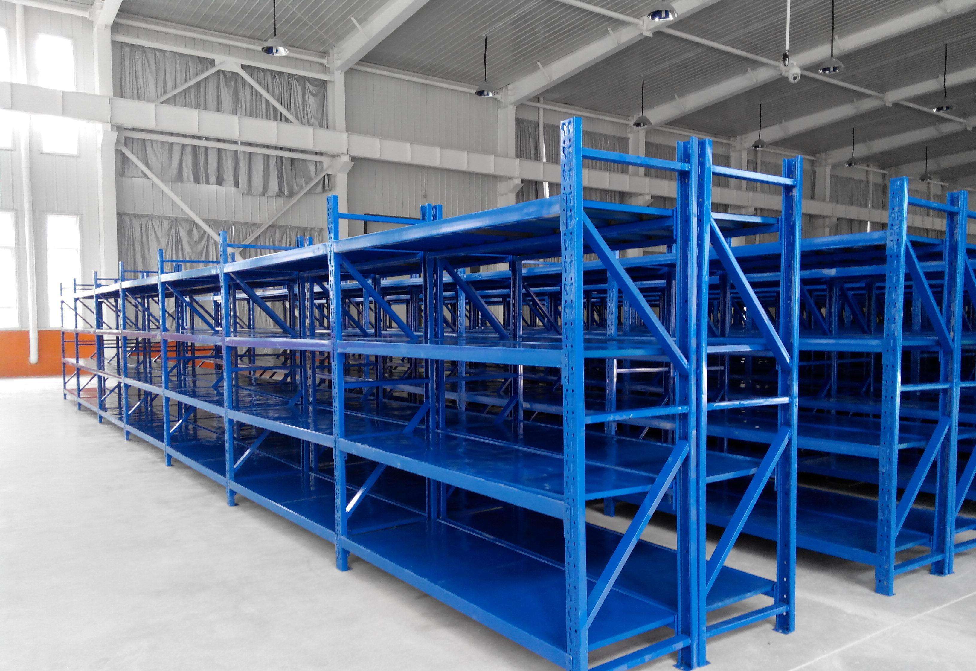 Mracking Warehouse Shelf Storage Rack 200KG Loading Bearing Metal Storage Shelves Units