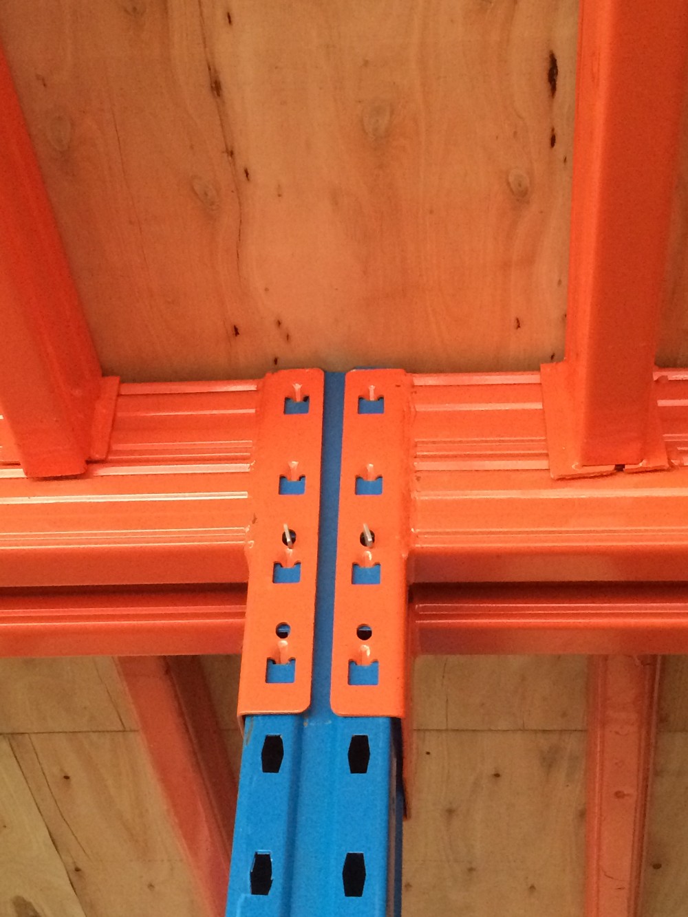 Frame, Main Beam and Support Bar Installed Picture